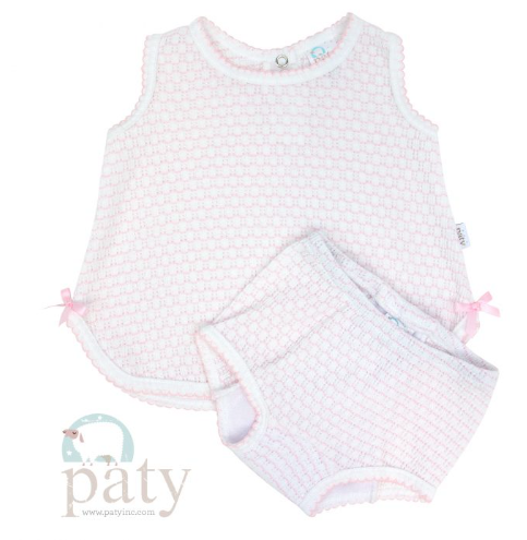 Paty 2pc Diaper Set - Pink