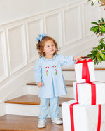 Load image into Gallery viewer, A Classic Christmas Pleat Bloomer Pants Set
