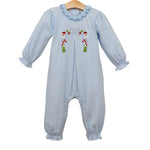 Load image into Gallery viewer, A Classic Christmas Pleat Romper
