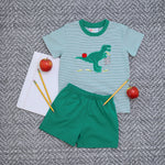 Load image into Gallery viewer, Back to School Dino Short Set
