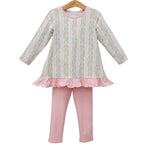 Load image into Gallery viewer, Blush and Boughs Ava Pant Set
