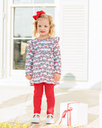 Load image into Gallery viewer, Bows &amp; Baubles Christmas Flutter Pants Set
