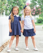 Load image into Gallery viewer, Charlotte Dress- Navy
