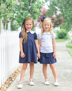 Load image into Gallery viewer, Charlotte Dress- Navy
