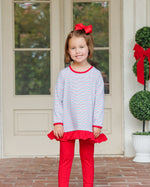 Load image into Gallery viewer, Christmas Candy Stripe Ava Pant Set
