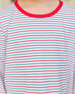Load image into Gallery viewer, Christmas Candy Stripe Ava Pant Set
