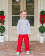 Load image into Gallery viewer, Christmas Candy Stripe Evan Pullover
