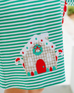 Load image into Gallery viewer, Christmas Cottage Ruffle Dress
