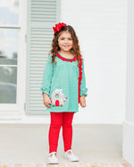 Load image into Gallery viewer, Christmas Cottage Ruffle Pant Set
