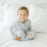 Load image into Gallery viewer, Constructing Christmas Nicholas PJ Set
