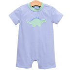 Load image into Gallery viewer, Dinosaur Romper 12mo
