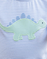 Load image into Gallery viewer, Dinosaur Romper 12mo
