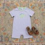 Load image into Gallery viewer, Dinosaur Romper 12mo
