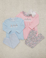 Load image into Gallery viewer, Frosty Friends Ruffle Pant Set
