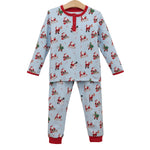 Load image into Gallery viewer, Here Comes Santa Claus Nicholas PJ Set
