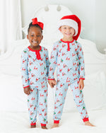 Load image into Gallery viewer, Here Comes Santa Claus Nicholas PJ Set
