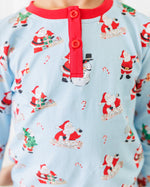 Load image into Gallery viewer, Here Comes Santa Claus Nicholas PJ Set
