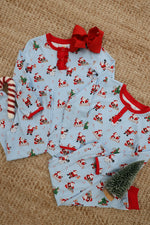 Load image into Gallery viewer, Here Comes Santa Claus Nicholas PJ Set

