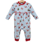 Load image into Gallery viewer, Here Comes Santa Claus Patrick Romper

