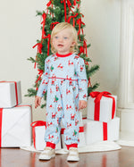 Load image into Gallery viewer, Here Comes Santa Claus Patrick Romper
