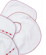 Load image into Gallery viewer, PREORDER - Paty Holiday Bib &amp; Burp Set
