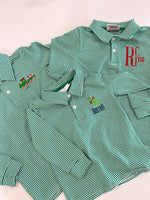 Load image into Gallery viewer, Michael Long Sleeve Polo - Red Stripe
