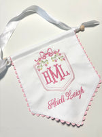 Load image into Gallery viewer, Pink Trim Cotton Pique Banner

