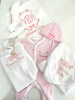 Load image into Gallery viewer, PREORDER - Pink Paty Solid Footie
