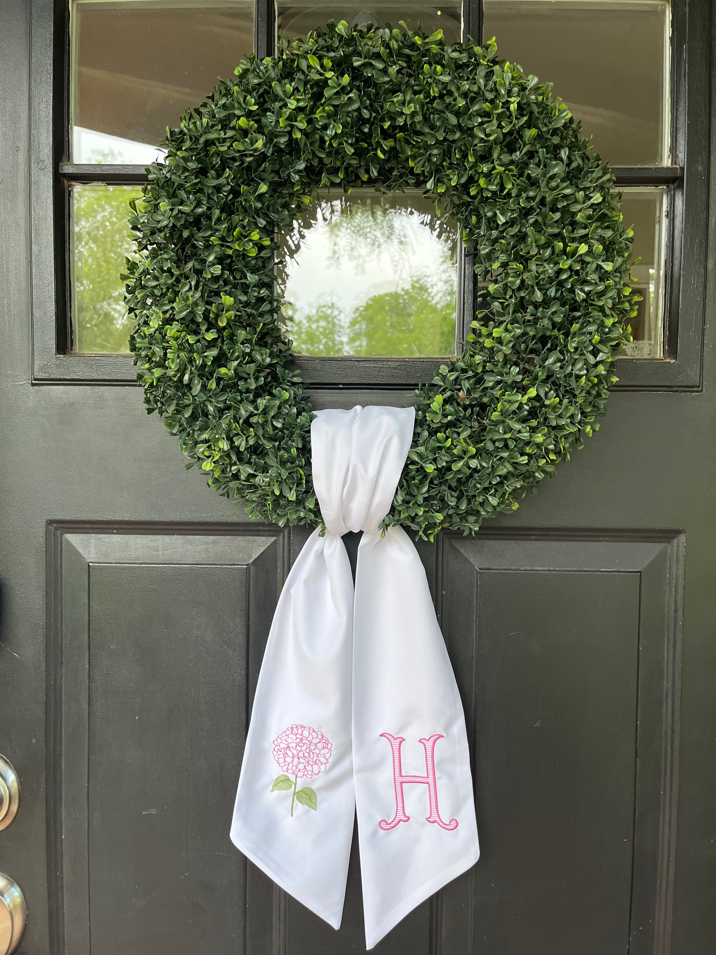 Wreath Sash