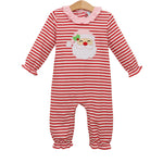 Load image into Gallery viewer, Jolly St. Nick Ruffle Romper
