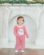 Load image into Gallery viewer, Jolly St. Nick Ruffle Romper
