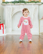 Load image into Gallery viewer, Jolly St. Nick Ruffle Romper
