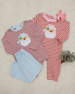 Load image into Gallery viewer, Jolly St. Nick Ruffle Romper

