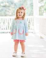 Load image into Gallery viewer, Let It Snow Ruffle Bloomer Set
