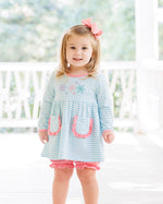 Load image into Gallery viewer, Let It Snow Ruffle Bloomer Set
