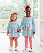 Load image into Gallery viewer, Let It Snow Ruffle Bloomer Set
