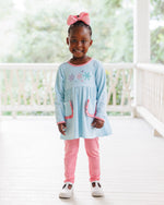 Load image into Gallery viewer, Let It Snow Ruffle Pant Set
