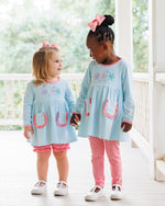 Load image into Gallery viewer, Let It Snow Ruffle Pant Set
