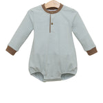 Load image into Gallery viewer, Nathan Bubble - Dusty Sage Stripe/ Light Brown
