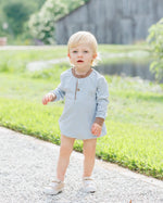 Load image into Gallery viewer, Nathan Bubble - Dusty Sage Stripe/ Light Brown
