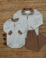 Load image into Gallery viewer, Nathan Bubble - Dusty Sage Stripe/ Light Brown
