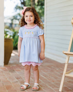Load image into Gallery viewer, Pencil Garland Scallop Short Set
