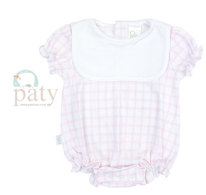 Paty Pima Bubble w/ Bib - Multiple Pink Options