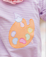 Load image into Gallery viewer, Pretty Painter Ruffle Romper

