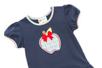 Load image into Gallery viewer, Primary Plaid Apple Ruffle Short Set
