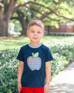 Load image into Gallery viewer, Primary Plaid Apple Shirt
