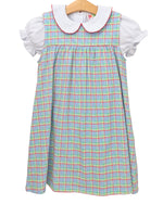 Load image into Gallery viewer, Primary Plaid Jumper Set
