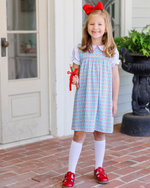 Load image into Gallery viewer, Primary Plaid Jumper Set
