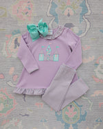 Load image into Gallery viewer, Princess Palace Ruffle Pant Set
