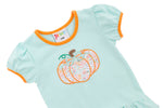 Load image into Gallery viewer, Pumpkin Patch Petals Applique Bloomer Set 4T
